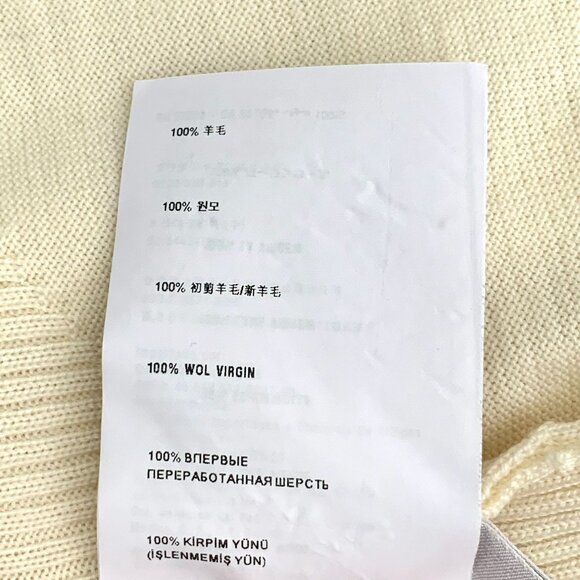 Miu Miu Womens Virgin Wool Knit Cardigan Sweater With Floral Lace Detail Button - Picture 5 of 7